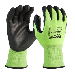 Hi-Vis Cut C Gloves - 8/M - 1pc