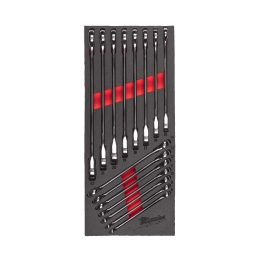 Maxbite Ratcheting Combination Spanner Set Foam Insert