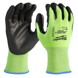 Hi-Vis Cut B Gloves - 7/S - 1pc