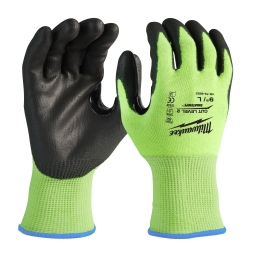 Hi-Vis Cut B Gloves - 8/M - 1pc