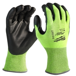 Hi-Vis Cut D Gloves - 7/S - 1pc