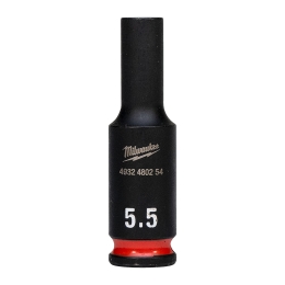 5.5 mm 1/4" impact socket deep - 1 pc