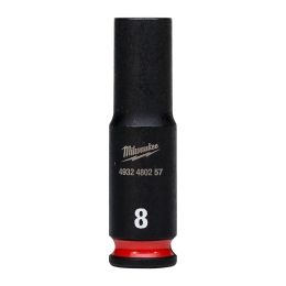 8 mm 1/4" impact socket deep - 1 pc