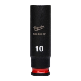 10 mm 1/4" impact socket deep - 1 pc