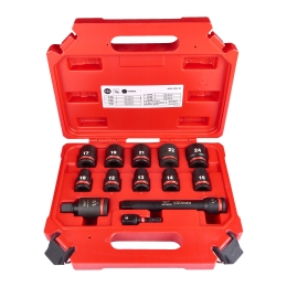 1/2" impact socket set STD-13pc