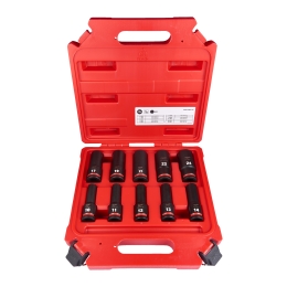 1/2" impact socket set deep-10pc