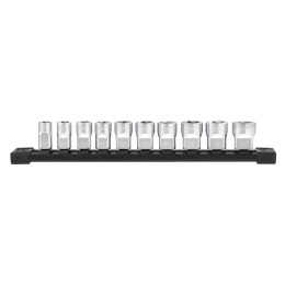 3/8" Drive Metric Chrome Sockets - 10 pc