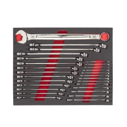 Maxbite Metric Combination Spanner Foam Set - 27 pcs