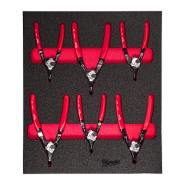 6 pc Circlip Pliers Foam Insert Set