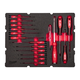 17 pc Packout Drawer Precision Screwdriver Foam Insert Set