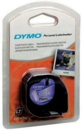 DYMO PÁSKA 12268 PLAST. PRŮHL. LETRA TAG