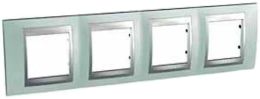 SCHN UNICA TOP RÁMEČEK 4-NÁSOB VOD FLUOR GREEN/ALU MGU66.008.094