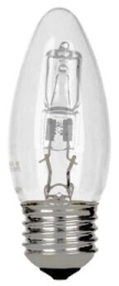 TUN ŽÁROVKA HALOGEN SVÍČKOVÁ 42W HALO C CL E27 240V 76568