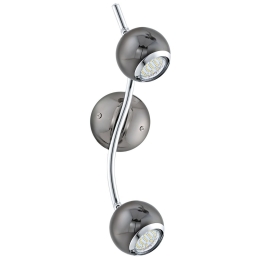 EGLO SVÍTIDLO LED 31006 BIMEDA, PŘIS. BOD., 2X3W GU10 400LM, WL/2 NIKL-ČER/CHROM
