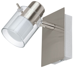 EGLO SVÍTIDLO LED 93817 SPARANO, PŘIS. BOD., 5W 480LM, WL/1 NIKL-MAT./ČIRÁ-BÍLÁ