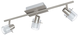 EGLO SVÍTIDLO LED 93819 SPARANO, PŘIS. BOD., 3X5W 1440LM, LS/3 NIKL-MAT./ČIRÁ-BÍLÁ