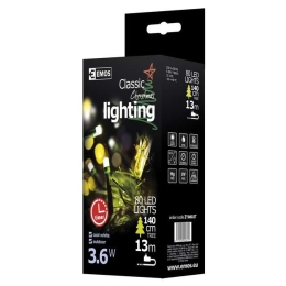EMOS VÁNOČNÍ OSVĚTLENÍ  80LED ČASOVAČ 8M IP44 DL ZY0802T