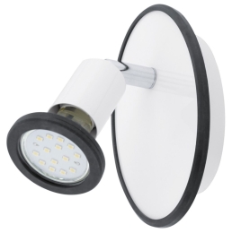 EGLO SVÍTIDLO LED 94171 MODINO, 3W 200LM 3000K GU10, PŘIS., BÍLÁ/CHROM