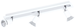 EGLO SVÍTIDLO LED 94961 SARRIA, 3X5W 1050LM 3000K GU10, PŘIS., BÍLÁ/CHROM