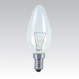 NAR ŽÁROVKA AK 240V 60W E14 B35 CLEAR SVÍČKA 364007000