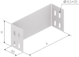 ARK DÍL KONC. (ZÁSLEPKA) ŽLABU LINEAR  KDL  300/100 SZ ARD-34480151