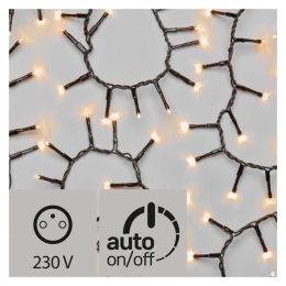 EMOS VÁNOČNÍ OSVĚTLENÍ 600LED ŘETĚZ JEŽEK VINTAGE ČASOVAČ 12M IP44 230V ZY2185T