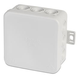 EST FTR KRABICE E125(A8), NÁST., 75X75X40MM, IP54, ŠEDÁ