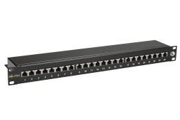 INTE SOLARIX PATCH PANEL SX24-5E-STP-BK 24 X RJ45 CAT5E STP ČERNÝ 1U 24064806