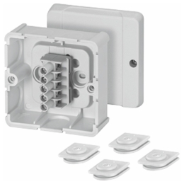 HE KRABICE ODBOČ. IP54 SE SVORK. DO 4MM2 88X88X49MM DP 9025