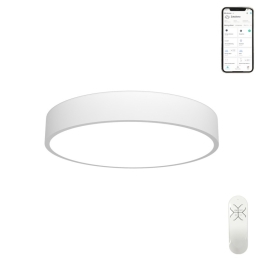 IMMAX SVÍTIDLO LED NEO RONDATE SMART 50W 3500LM 2700-6500K 60CM STROP BÍLÁ ZIGBEE 07026L