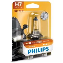 BOR AUTOŽÁROVKA PHILIPS H7 VISION 12V 55W 1500LM 3200K PX26D BL.1KS PHIL-12972PRB1