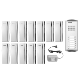 VAR COM SADA DR-12AM / DP-SS / RF-1A DOMÁCÍCH TELEFONŮ PRO 12 UŽIV. SYSTÉM 4+N 0107-473