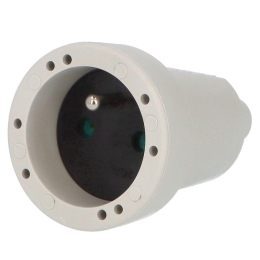 FAM SPOJKA 2107-G IP20/230V/16A - DOMOVNÍ, PVC, ŠEDÁ, 2107-G